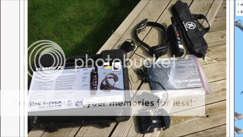 Tri tronics Classic 70 G3 Exp ECollar Ohio Game Fishing